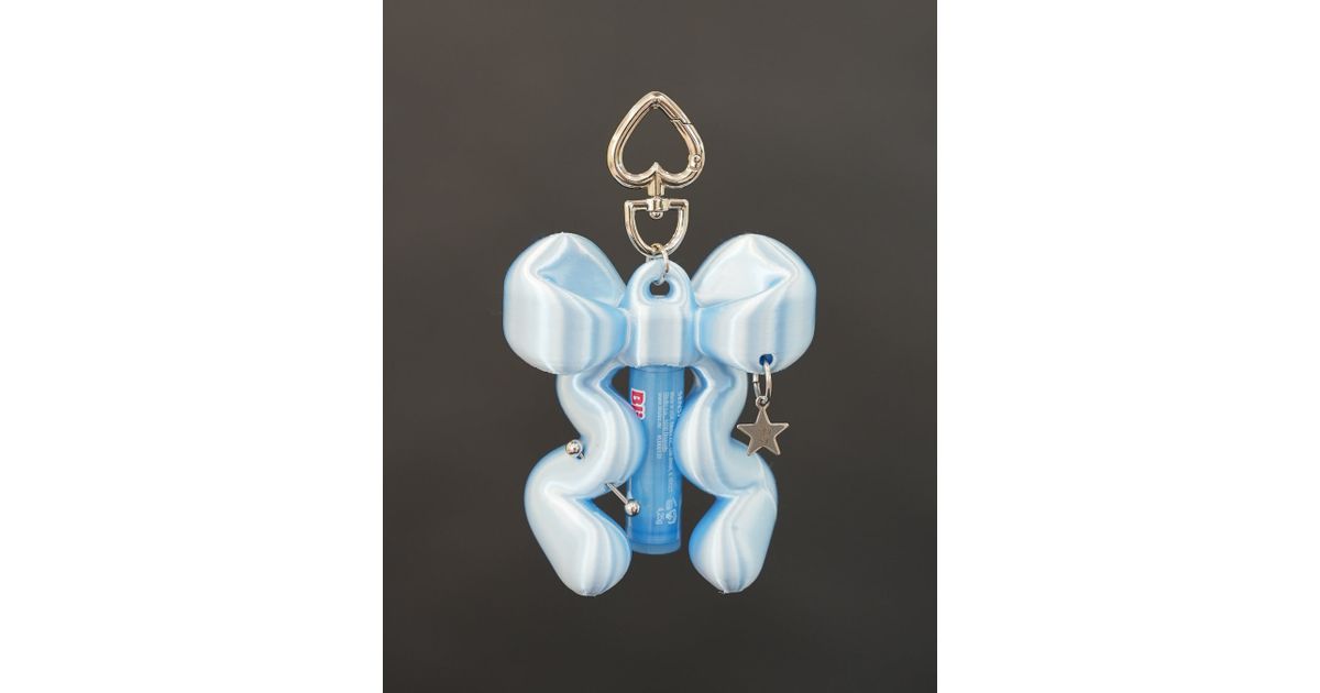 リボンバームキーチェーン - Angelic Blue - JIMI|60%(シックス リボンバームキーチェーン - Angelic Blue - JIMI|60%(シックス