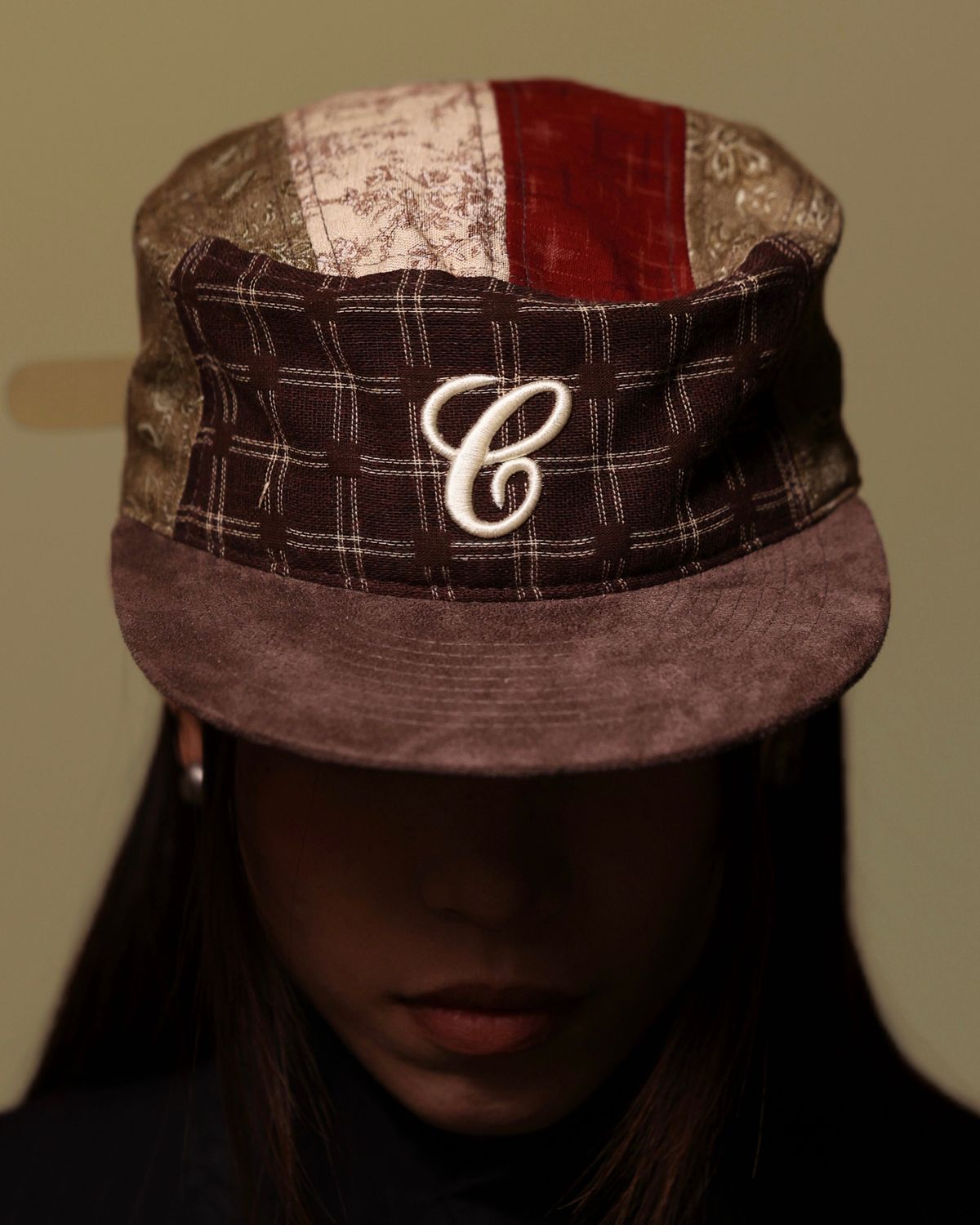 6CRAYON Vintage Patchwork Flat Top Baseball Cap - 6CRAYON | 60