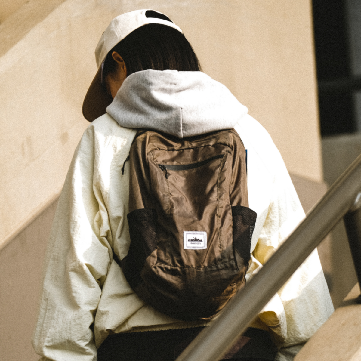 ウルトラライトコンパクトポケットバッグ Khaki - Heisan｜60