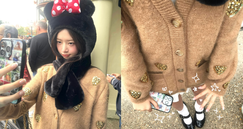 IVEレイ風♡秋のニットカーディガンコーデ🍂
