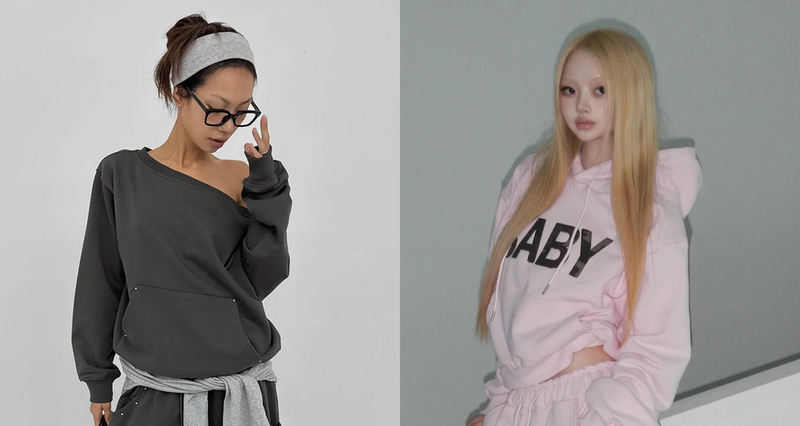 ラフに洒落る。Cool-Girlのスウェット
