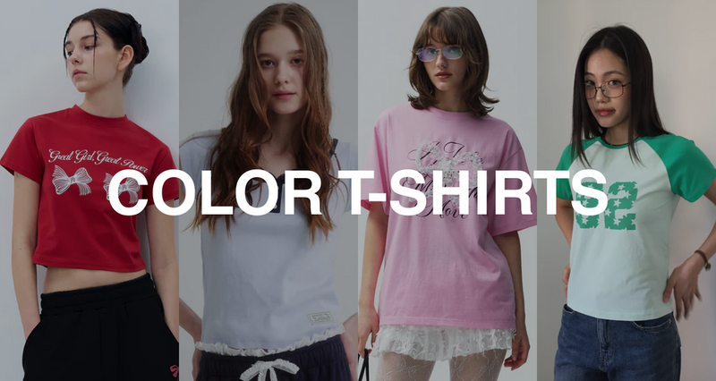 コーデの主役に！カラーTシャツ✨【WOMEN】-eyeCatch
