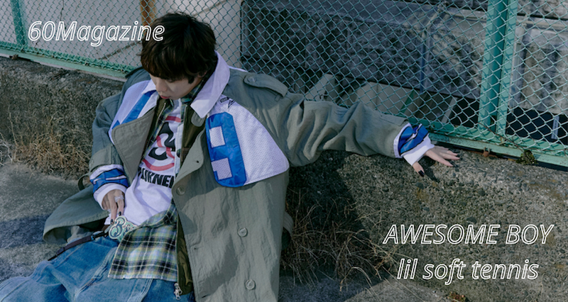 60Magazine アーティストlil soft tennis着用ブランド：AWESOME BOY-eyeCatch