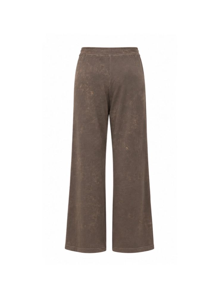 Brown Vintage Washed Pants