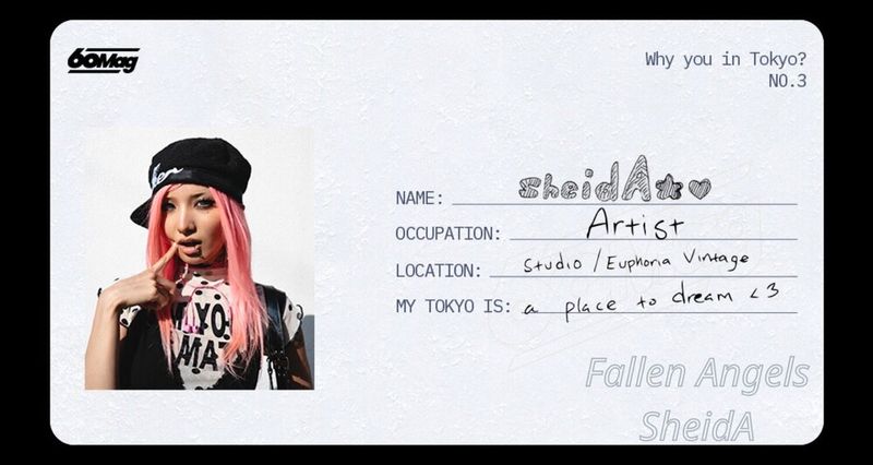 60Magazine シンガーソングライター sheidAが着るFallen Angels-eyeCatch
