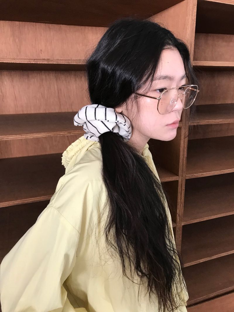 DUGGY（ダギー）の「Linea Stripe Scrunchie (3color)（Hair Accessories）」