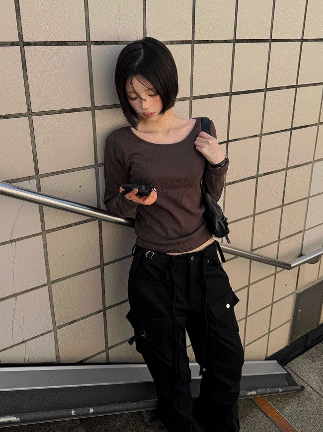 [1+1] Basic Long Sleeve T-Shirt