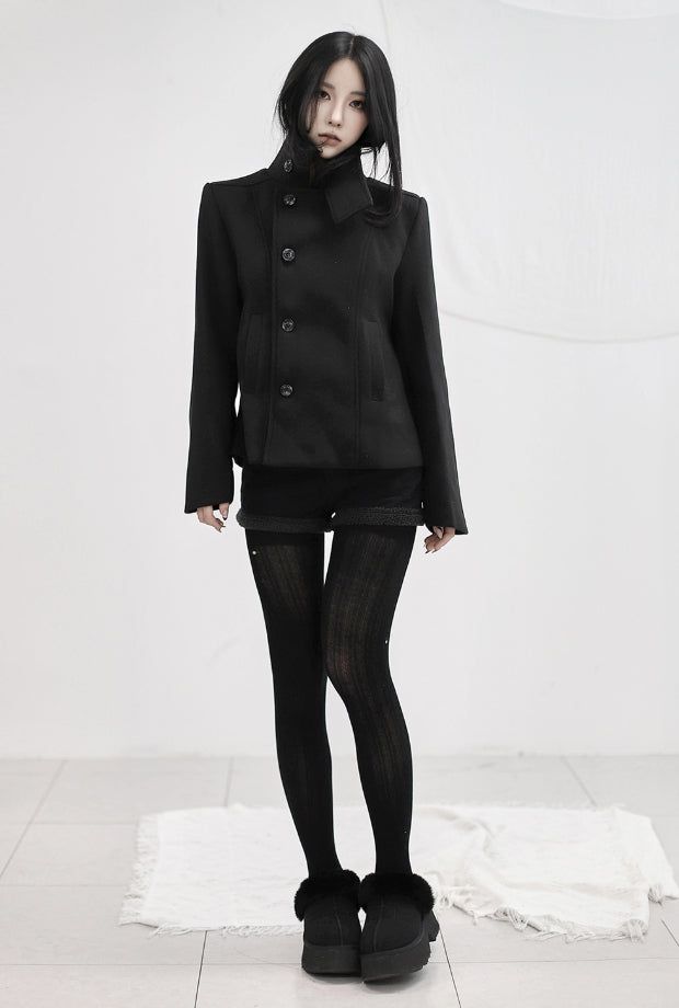 Angle Slim Side Coat