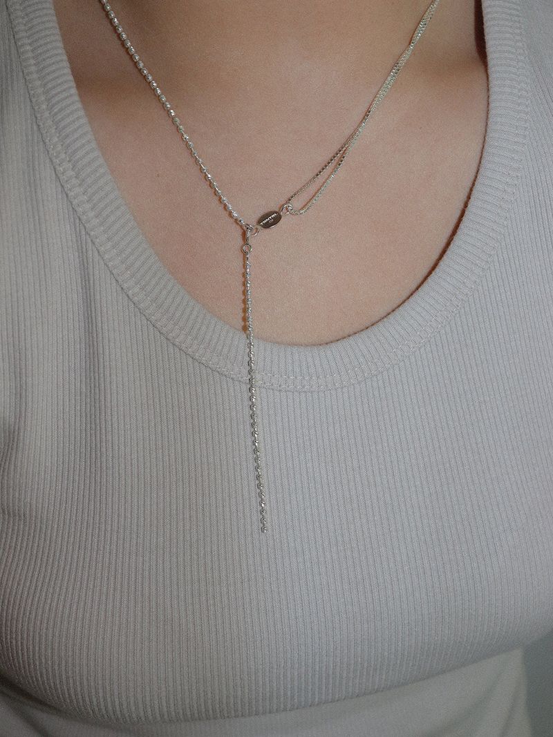 TURNTABLE(ターンテーブル)の「MIX CHAIN NECKLACE 002(Accessories)」