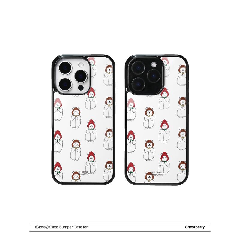 TUTEOGI（トゥトギ）の「TUTEOGI ‘Chestberry’ glass bumper case（Smartphone Accessories）」