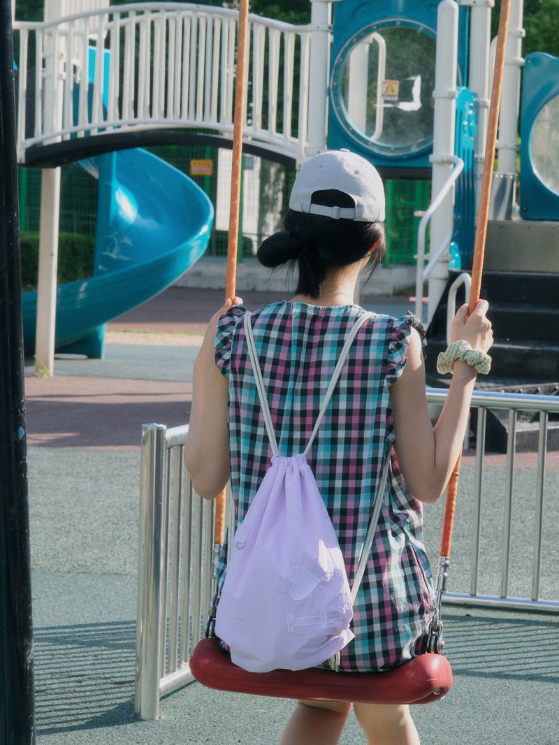 Girl string bag - Purple 