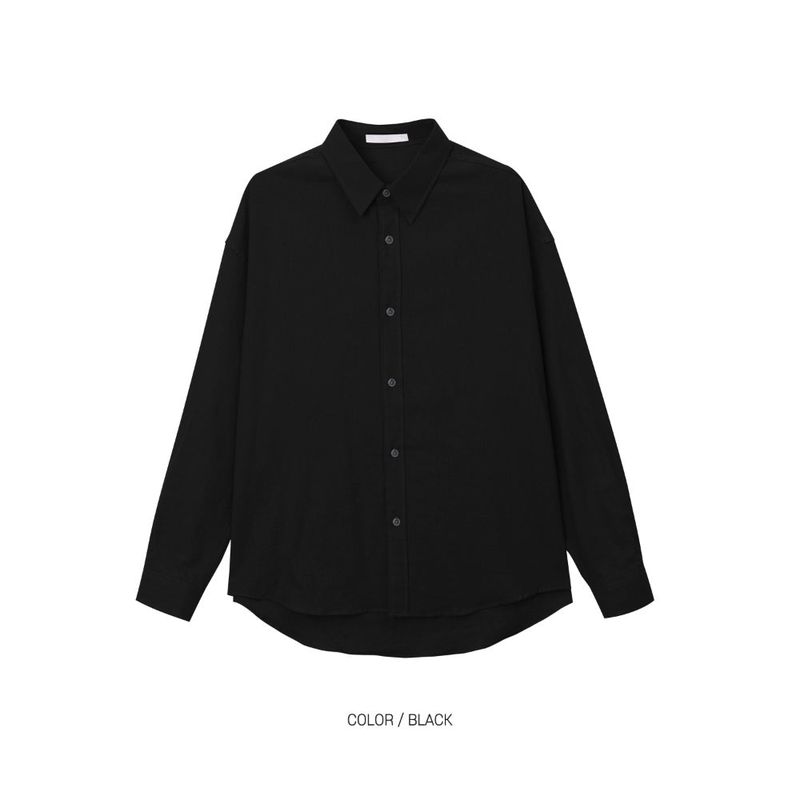 LMN マーエッセンシャルリネンセミオーバーシャツ (12 colors)