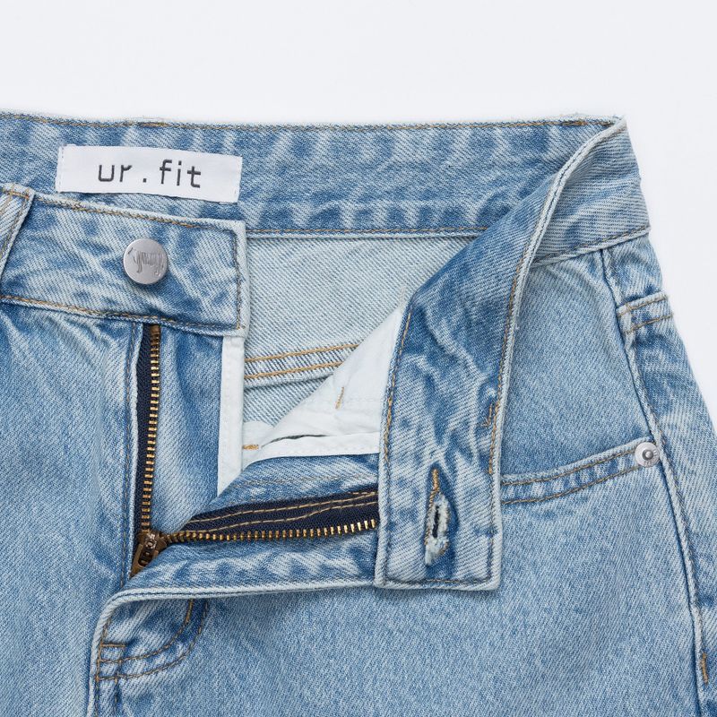 WIDE LIGHT BLUE DENIM PANTS code 21010