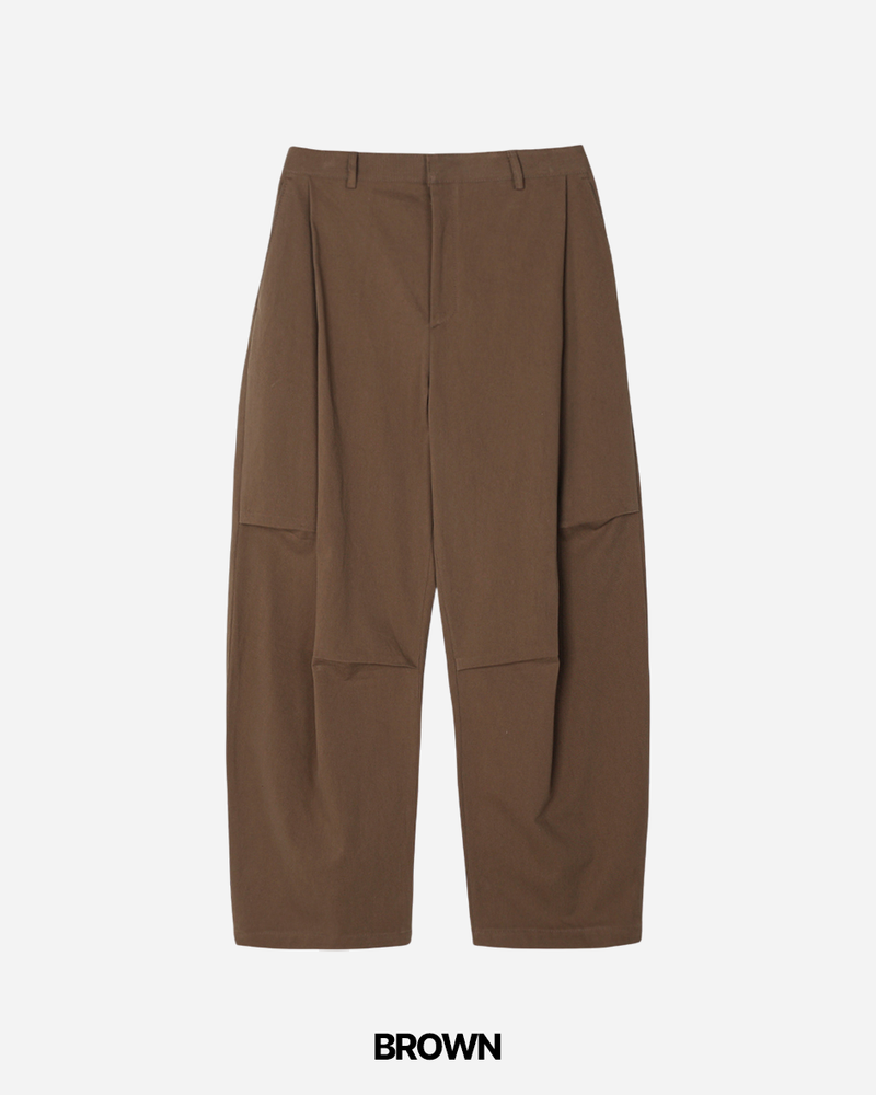 Tony Curved Cotton Pants