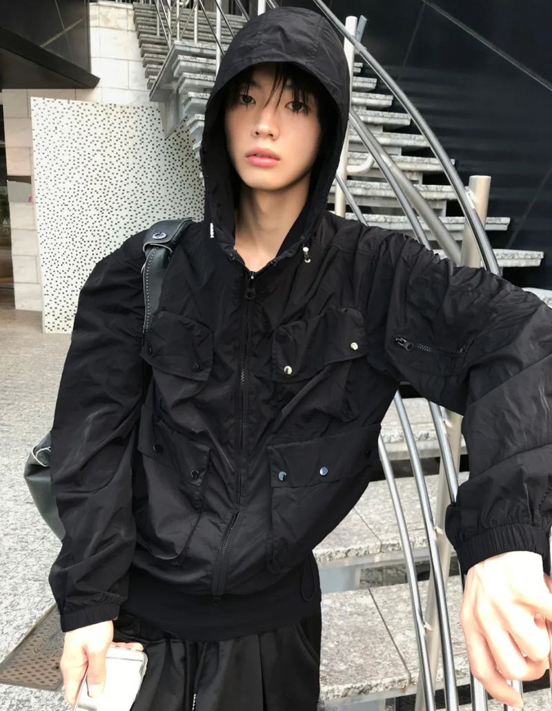 Multi Pocket Windbreaker