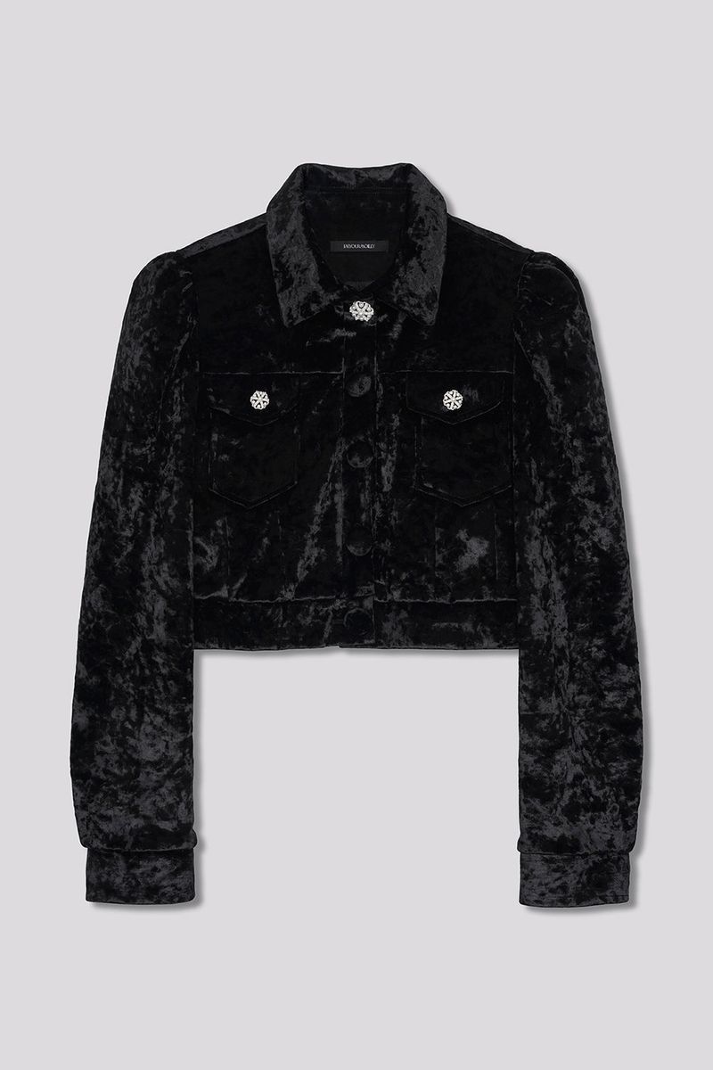 Velvet Jacket Black
