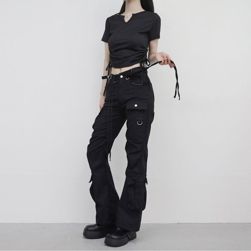 Family Cargo Bootcut Pants