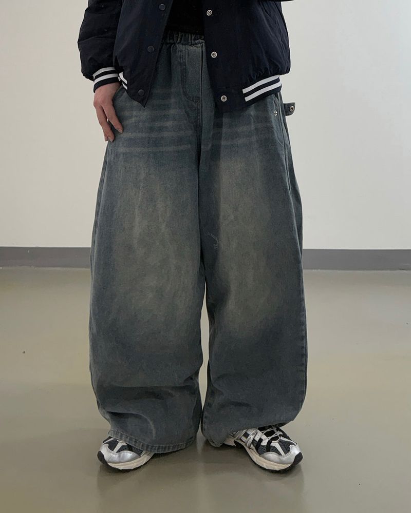 Avan Snap Balloon Fleece Denim