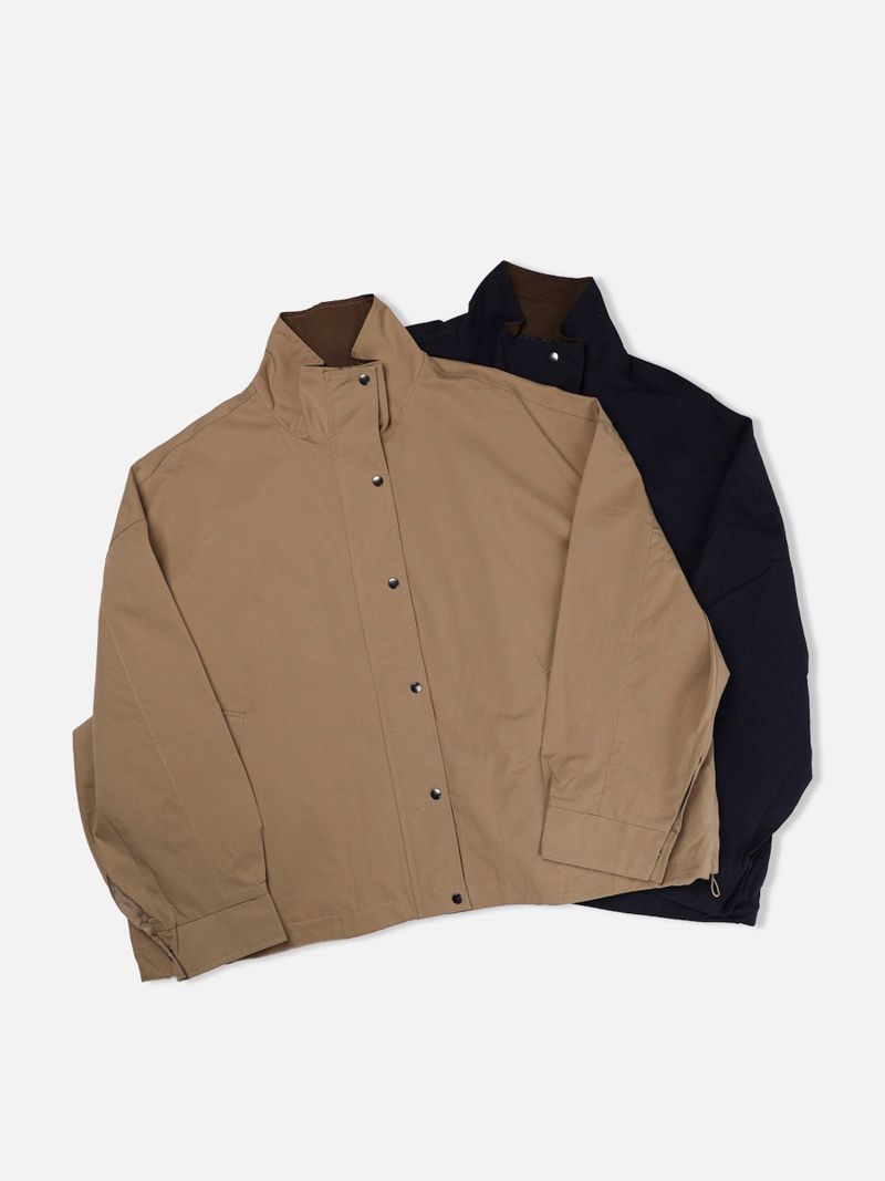 Sand color blocking jacket (2c)