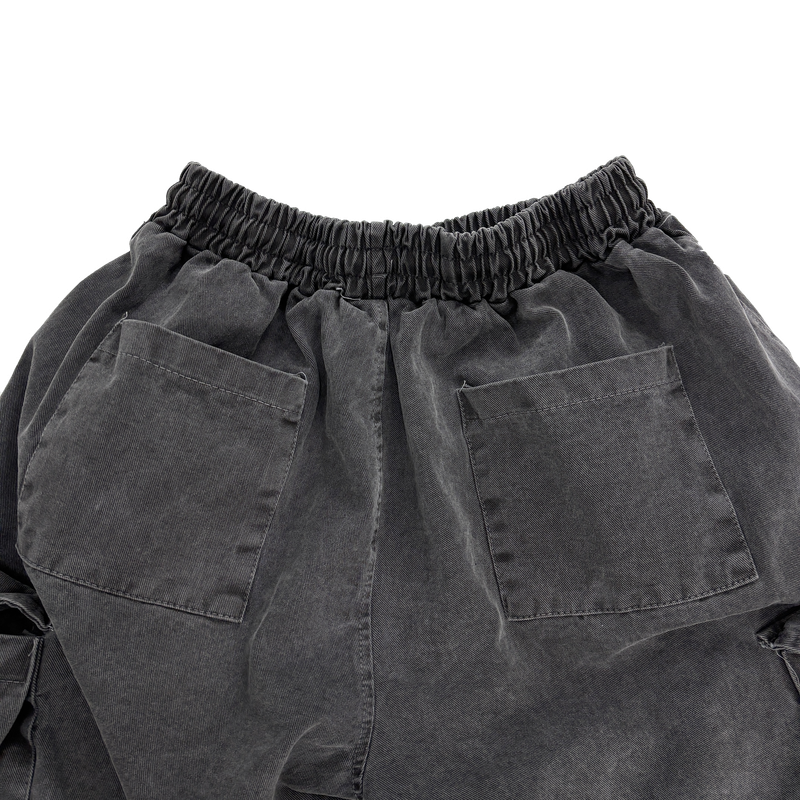 multi pigment bermuda pants