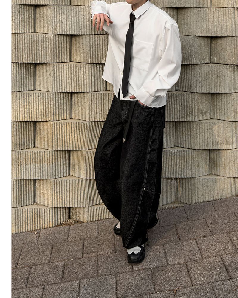 Aki Pin-Dart Non-Fade Denim