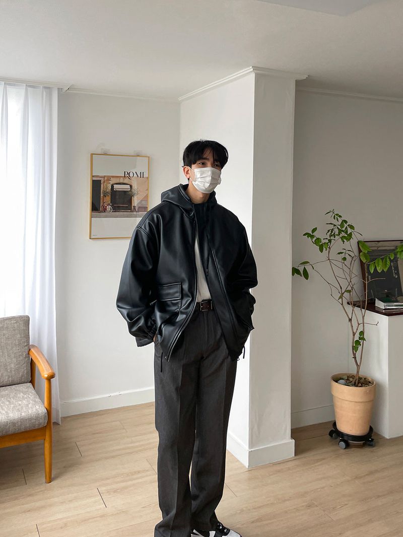 ASCLO Hood Leather Jumper