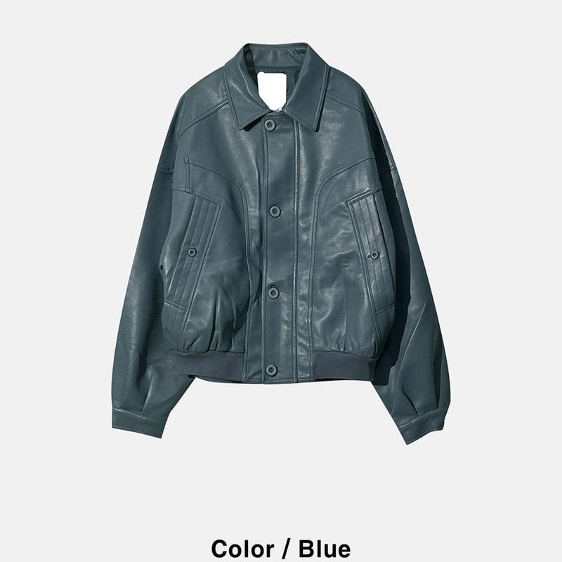ASCLO Superior Leather Jacket (3color)