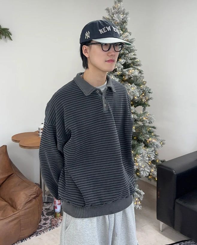 Peron Pigment Collar ST Sweatshirt
