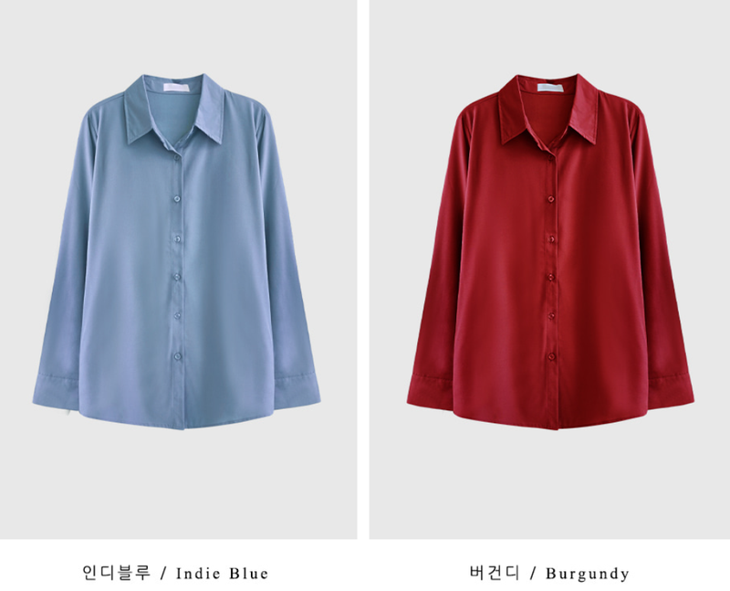 Teed Standard Shirt Blouse / 14 colors