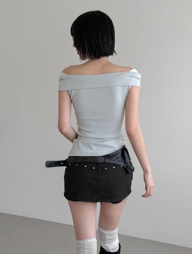 For Leather Pouch Belt Bag