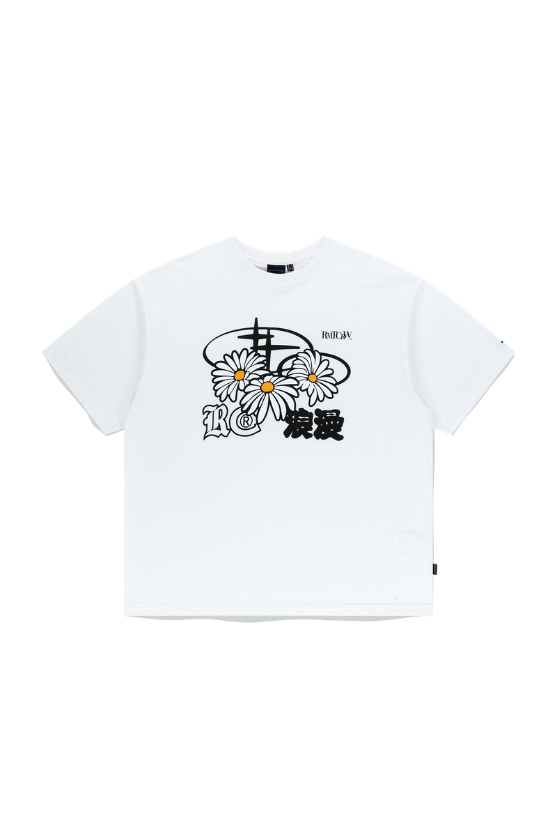 TRIPLE DAISY MIXED LOGO TEE SHIRT