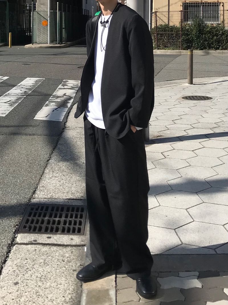 Balance collarless jacket