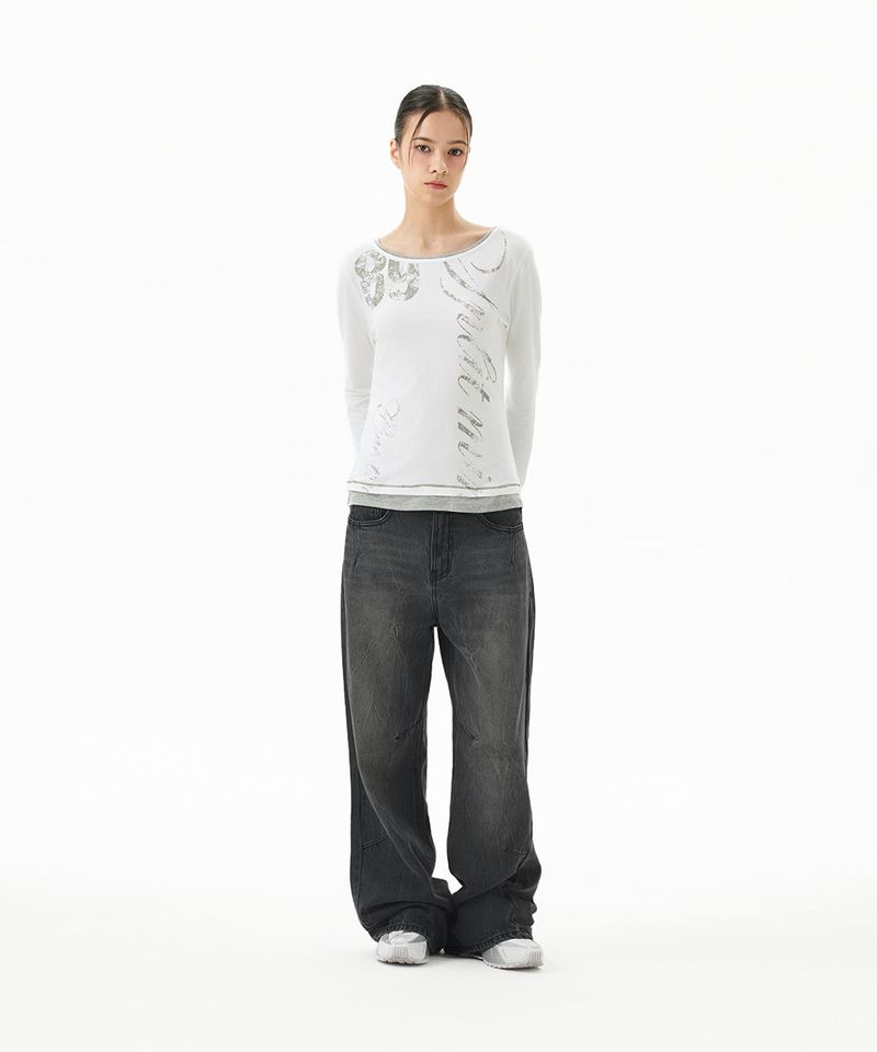 TRUTH LAYERED LONG SLEEVE TEE