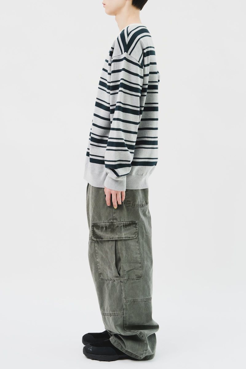 Tora Open Striped Knit (3color)