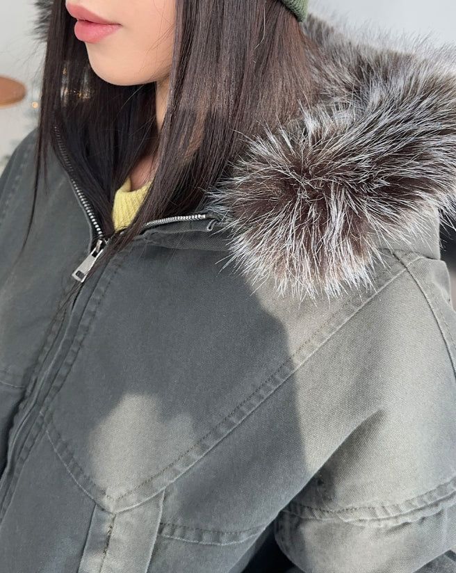 Aerild Fur Hooded Jumper