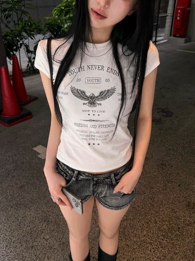 26SS★ [MADE] Vintage Western Slim Tee
