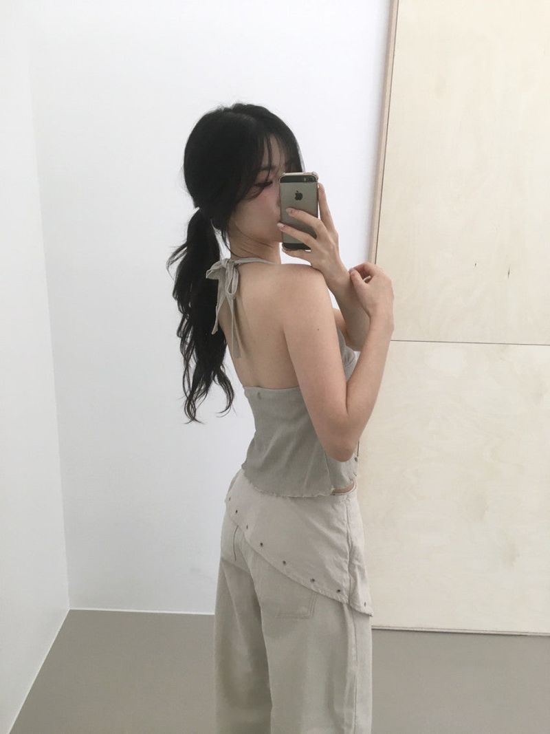 Scarf Layered Pants