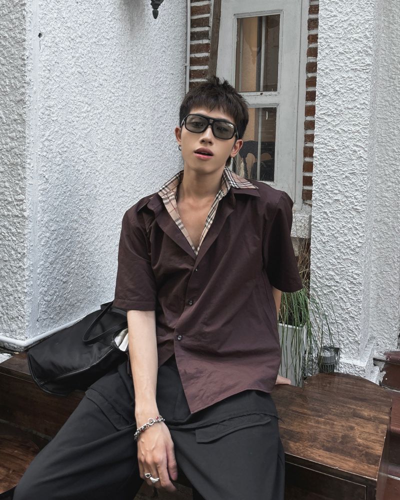 KMC Pretentious Mocha Layer Shirt