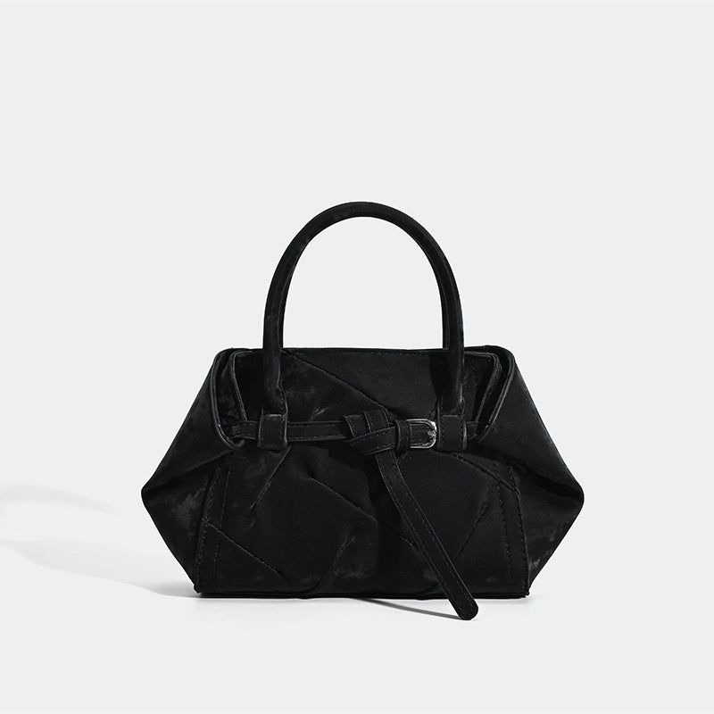 Minimal Quilted Dumpling Tote Shoulder Bag
