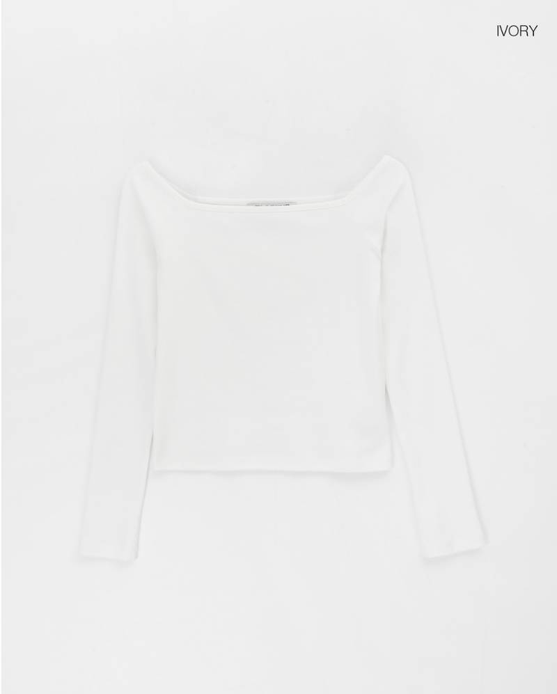 BLACKUP（ブラックアップ）の「[B-BASIC] スタンダードオフショルダー長袖Tシャツ（トップス）」