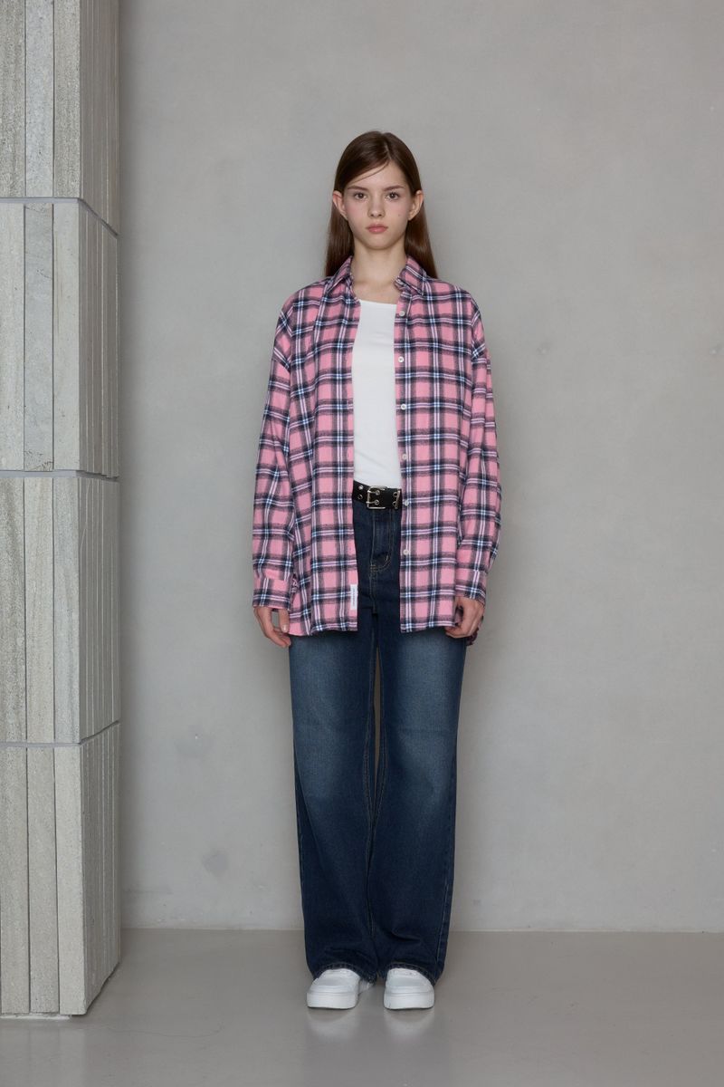 PINK PINEAPPLE（ピンクパイナップル）の「ZEST CHECK SHIRT（Tops）」