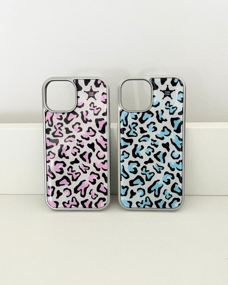 【MADE】 PKCW leopard phonecase (baby-pink)