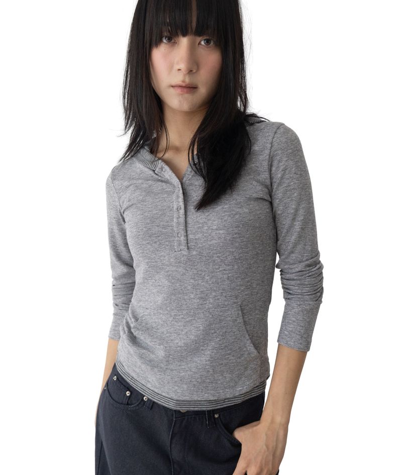 Monde Deep Henley Hoodie