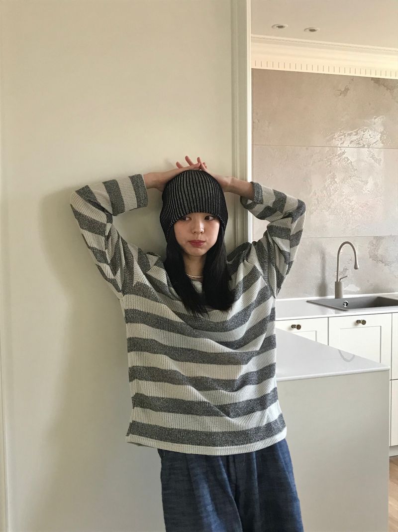 Dot stripe T