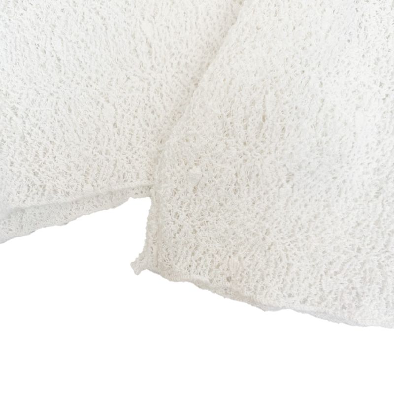 Net Raglan Knit Sleeve (white)