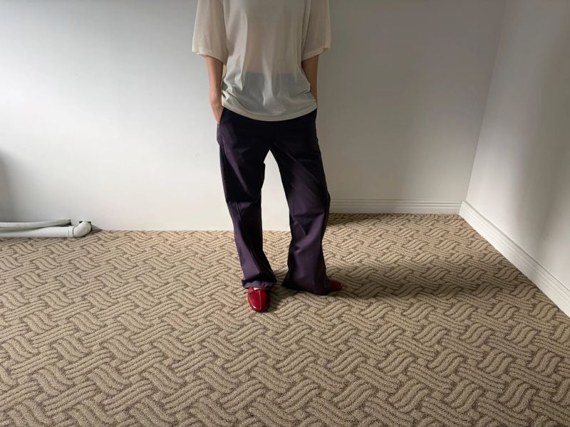 line curved bootcut