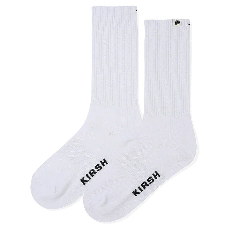 KIRSH（キルシー）の「KIRSH PLAIN LOGO SOCKS 2PACK - WHITE（Fashion Accessories）」
