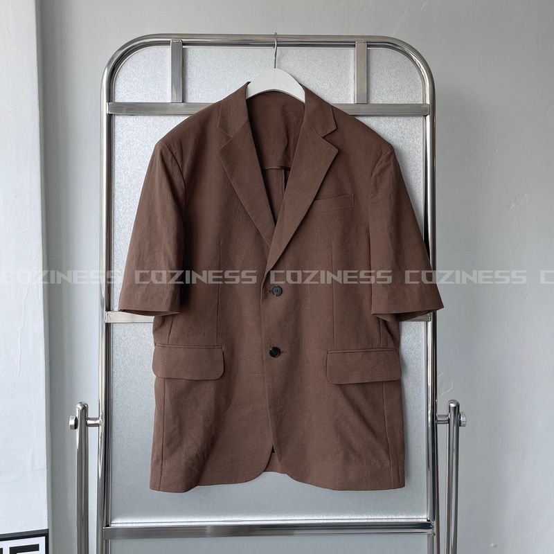 SI Linen Short-Sleeved Jacket (2 colors)