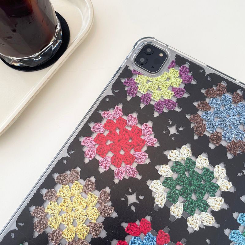 MOTIFS iPAD CASE - D - BLACK