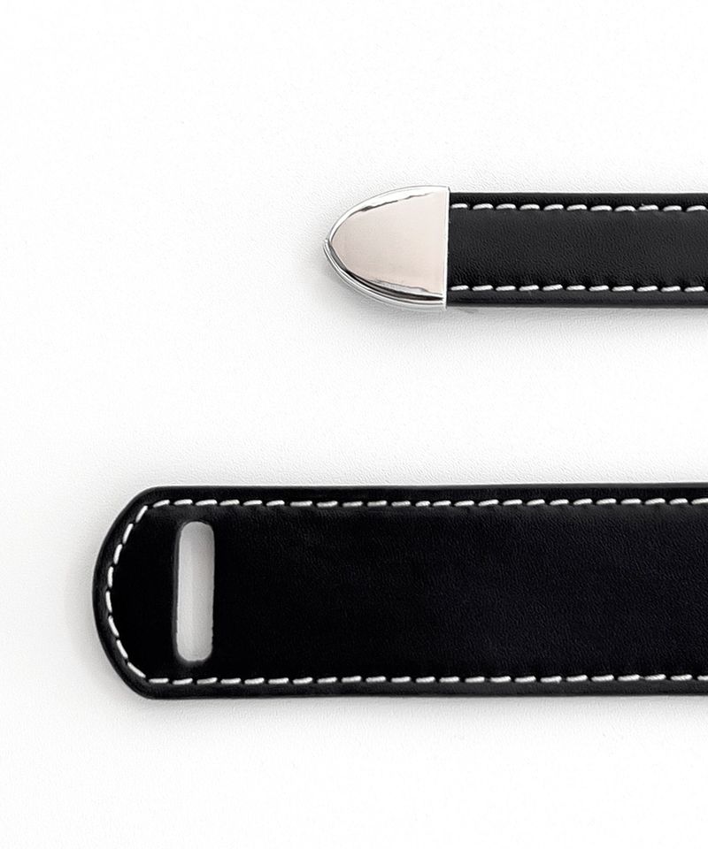 western buckle knot stitch belt